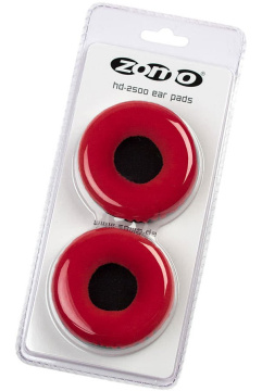 Zomo Earpad Set HD-2500 / 3000 - VELOUR Red
