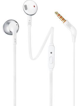 JBL Hi-Fi T205 White Chrome