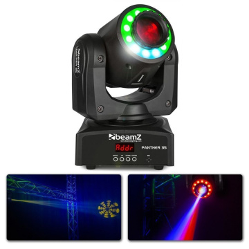 BeamZ Panther 35 Led Spot Otočná hlava s LED Ring