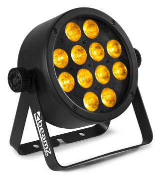 BeamZ Professional BAC306 Aluminum LED PAR 12x12W HCL RGBAW-UV, DMX, černý