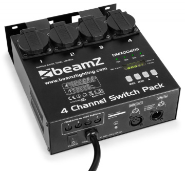 BeamZ Switch pack, 4 kanálový spínač DMX