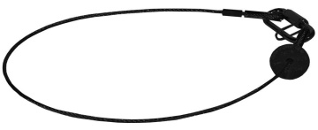 Duratruss Safety 4mm, 0,6m, 10kg, DGUV Black