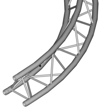 Duratruss 33/2-Circle Part-4m-90°