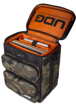 UDG Ultimate Digital Trolley To Go Black Camo, Orange inside