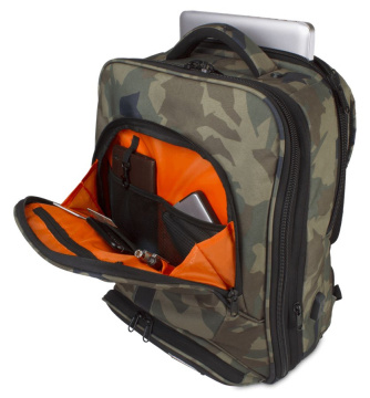 UDG Ultimate Backpack Slim Black Camo, Orange inside