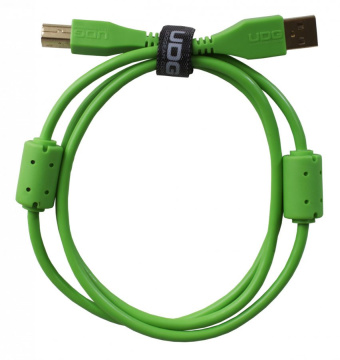 UDG Ultimate Audio Cable USB 2.0 A-B Green Straight 2m