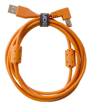 UDG Ultimate Audio Cable USB 2.0 A-B Orange Angled 3m