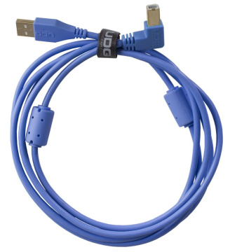 UDG Ultimate Audio Cable USB 2.0 A-B Blue Angled 1m