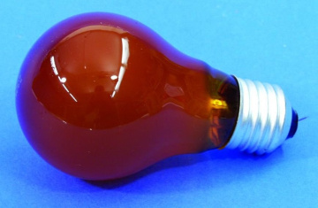 Omnilux 230V/40W E-27 A19, oranžová