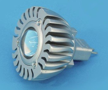 Omnilux 12V MR-16 GU-5.3, 3W LED zelená, chladič