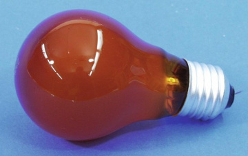 Omnilux 230V/25W E27 A19, oranžová