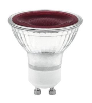 Omnilux GU-10 230V LED SMD 7W, červená
