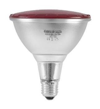 Omnilux PAR-38 230V SMD 15W E-27 LED, červená