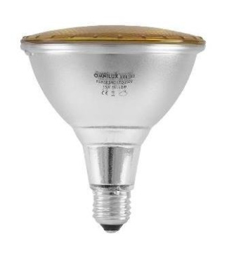 Omnilux PAR-38 230V SMD 15W E-27 LED, žlutá