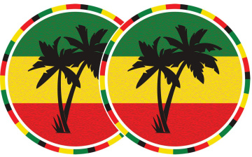 Zomo 2x Slipmats Jamaica