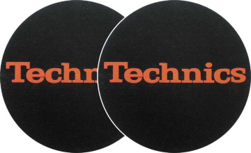 Zomo 2x Slipmats Technics Logo Red
