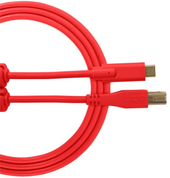 UDG Ultimate Audio Cable USB 2.0 C-B Red Straight 1,5m