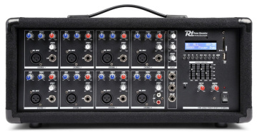 Power Dynamics PDM-C805A 8-Channel Mixer With Amplifier