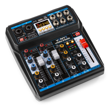 Vonyx VMM-P500 4-Channel Music Mixer With DSP/USB AND MP3/BT