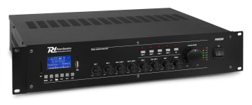 Power Dynamics PRM360 100V 6-CH Mixer-Amplifier 4-Zone 360W