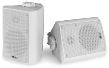 Power Dynamics BC40V White Speaker Pair 100V 8 OHM 4
