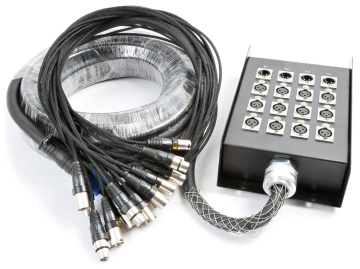 Power Dynamics CX160 Stage Snake 12-IN 4-OUT XLR 15 Metres