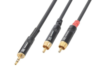 Power Dynamics CX85-3 Cable 3.5 Stereo - 2 X RCA Male 3.0M
