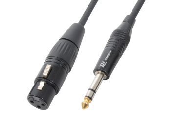 Power Dynamics CX46-1 Cable XLR Female - 6.3 mm Stereo 1.5M