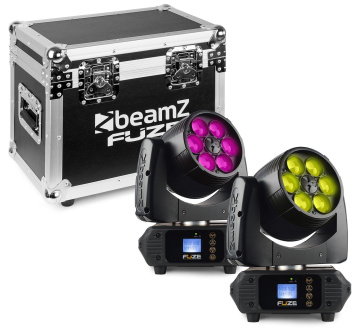 BeamZ Fuze610Z Wash LED 6x10W RGBW 2pc FC