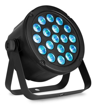 BeamZ SLIMPAR45 18X 3W 3-IN-1 RGB LEDS DMX