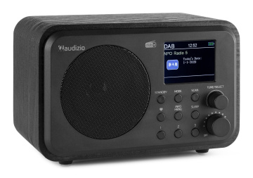 Audizio Milan přenosné rádio FM/DAB+ s baterií, černé