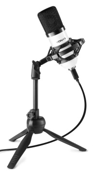 Vonyx CM300W Studiový USB mikrofon, bílý