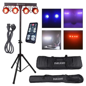 LIGHT4ME Belka LED COB PAR 4x30W se stativem a bagem
