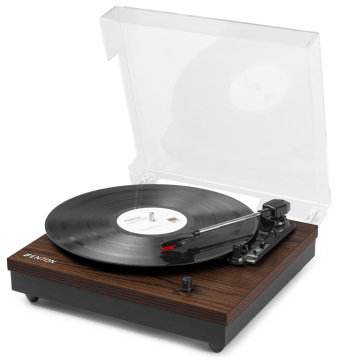 Fenton RP112D Gramofon s reproduktory a Bluetooth, tmavé dřevo