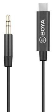 BOYA BY-K2 Redukce 3,5 mm TRRS - USB-C