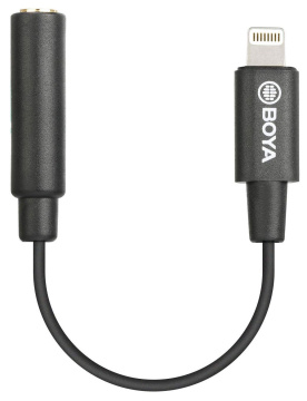 BOYA BY-K3 Redukce Lightning - 3,5mm female TRRS