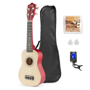Max UKEY Set ukulele a příslušenství, natural