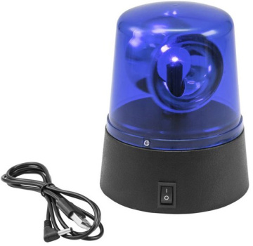 Eurolite Led Mini Policejní Maják Modrý