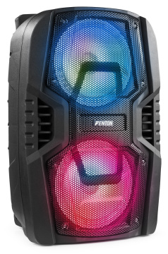 Fenton FT208LED Přenosný párty reprobox 2x 8