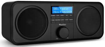 Audizio Novara stereo rádio FM/DAB+, černé