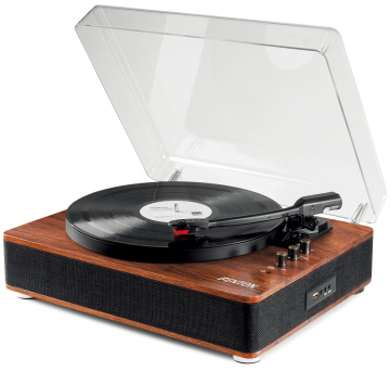 Fenton RP162D Retro gramofon HQ s Bluetooth a USB, tmavé dřevo