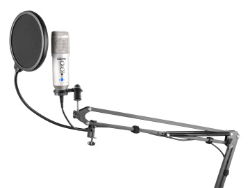 Vonyx CMS320T Studiová mikrofonní sada USB titanová s echem