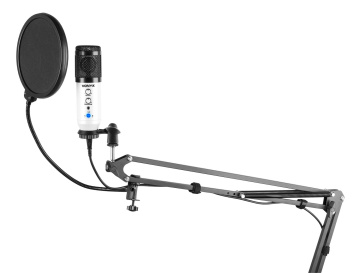 Vonyx CMS320BW Studiová mikrofonní sada USB bílá s echem