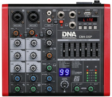 DNA CM4-DSP mixážní pult s USB a Bluetooth