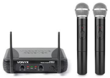 Vonyx STWM712 VHF Dvoukanálový bezdrátová sada