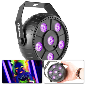 BeamZ PLP14 Bateriový Party PAR 6X 1W UV
