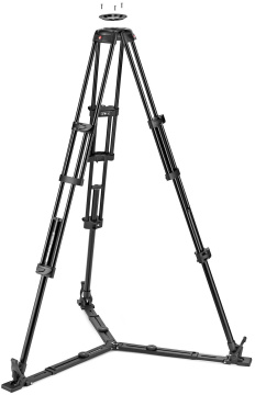 Manfrotto Alu Twin GS Tripod 100 / 75 mm