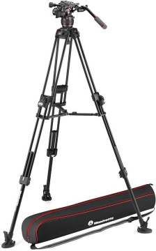 Manfrotto Nitrotech 608 + 645 Fast Twin Alu Tripod