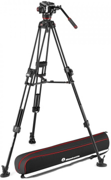 Manfrotto 504X + Alu Fast Twin Tripod