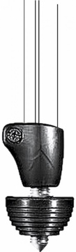 Manfrotto Stainless Steel Rubber Spike Foot 19SPK3